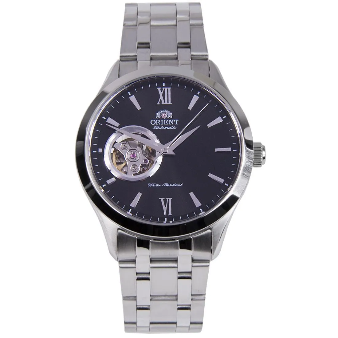 Orient Mechanical Black Open Heart Dial FAG03001B0 AG03001B Mens Watch