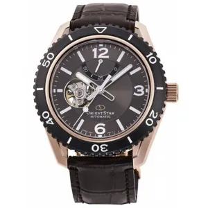 Orient Star Made in Japan RE-AT0103Y00B RE-AT0103Y Brown Leather Watch