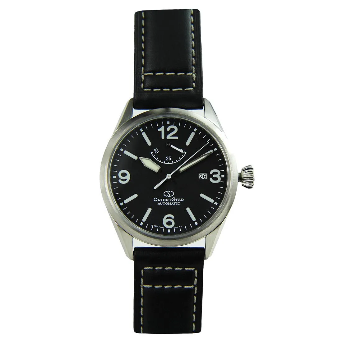 Orient Star Power Reserve RE-AU0203B00B RE-AU0203B Leather Band Watch