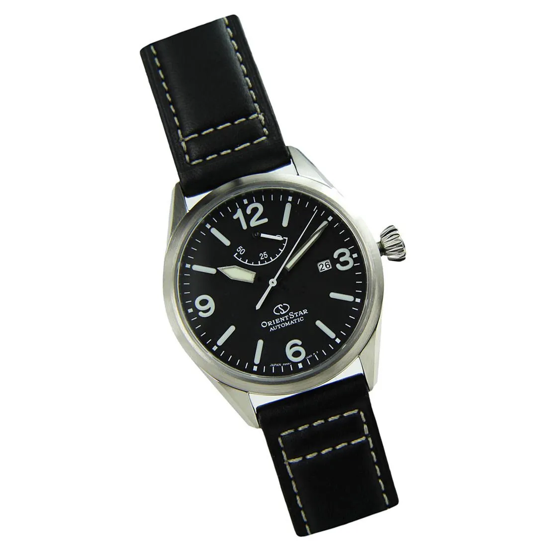 Orient Star Power Reserve RE-AU0203B00B RE-AU0203B Leather Band Watch
