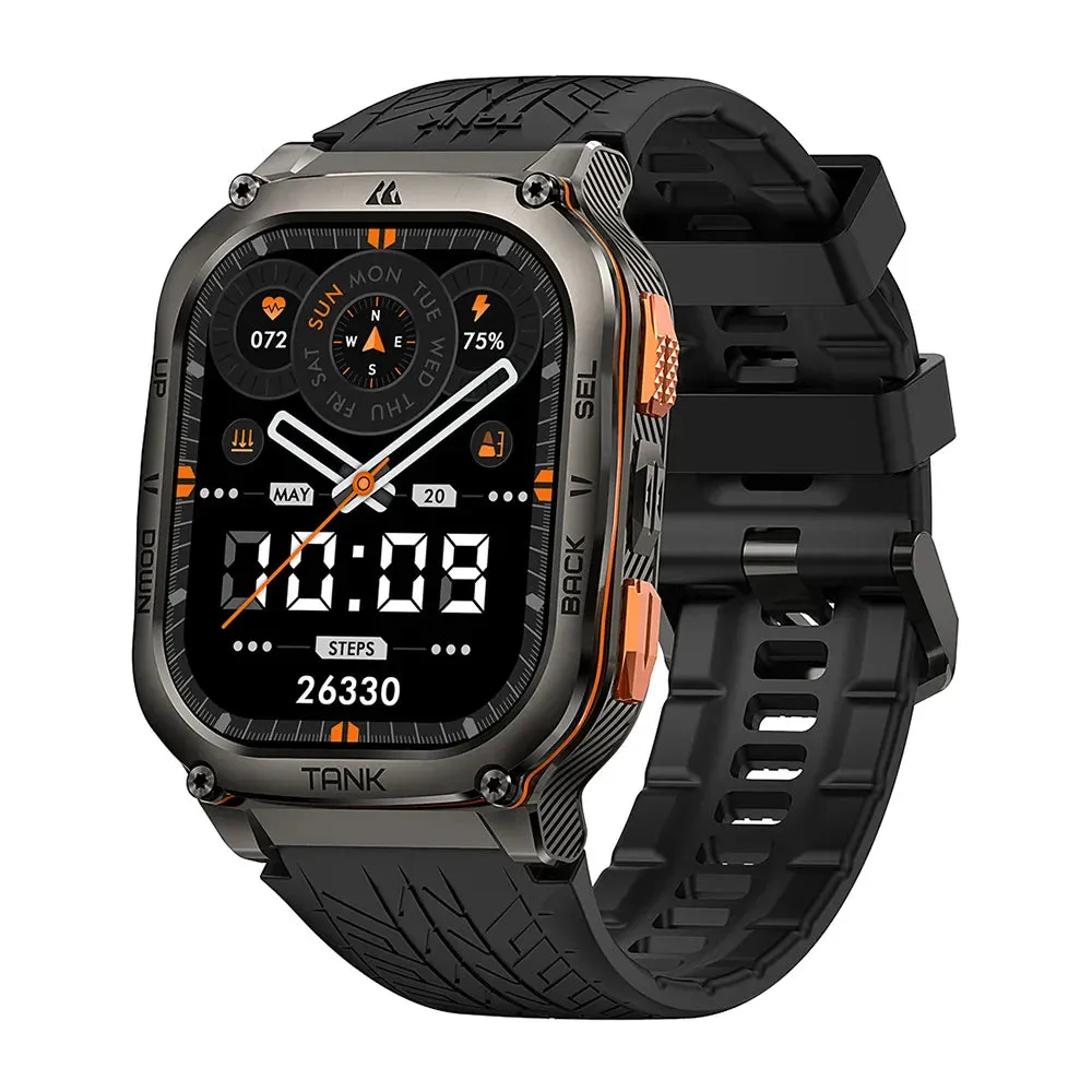 Original KOSPET TANK M3 Ultra GPS Smartwatches Men Waterproof Electronic Smart Watch AOD 480mAh Digital AMOLED Bluetooth Watches