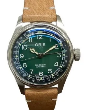 Oris Big Crown X Cervo Volante 38mm 01 754 7779 4067 Green Dial Automatic Men's Watch
