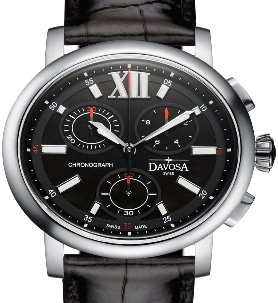 Oval Edition Quartz Chronograph Black Black Ladies Watch 16756955
