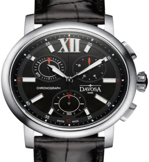 Oval Edition Quartz Chronograph Black Black Ladies Watch 16756955