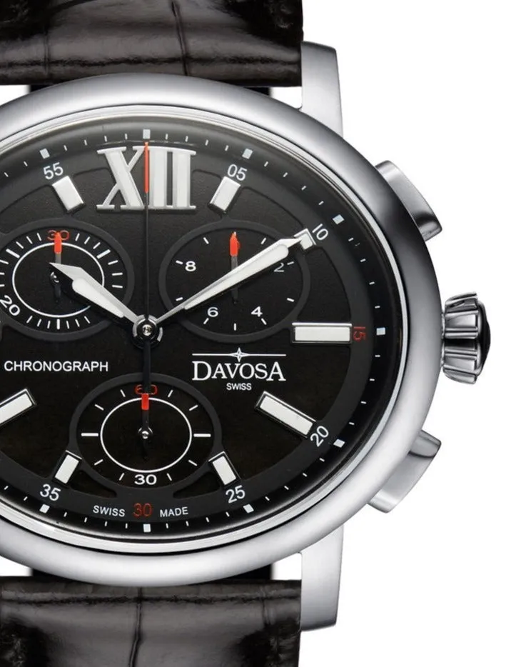 Oval Edition Quartz Chronograph Black Black Ladies Watch 16756955
