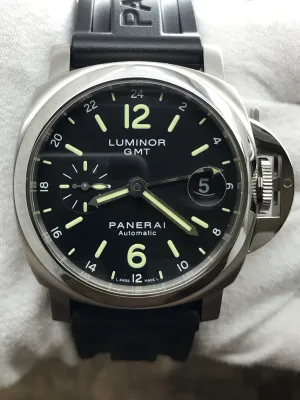 Panerai Luminor GMT PAM00244 Black Dial Automatic Men's Watch