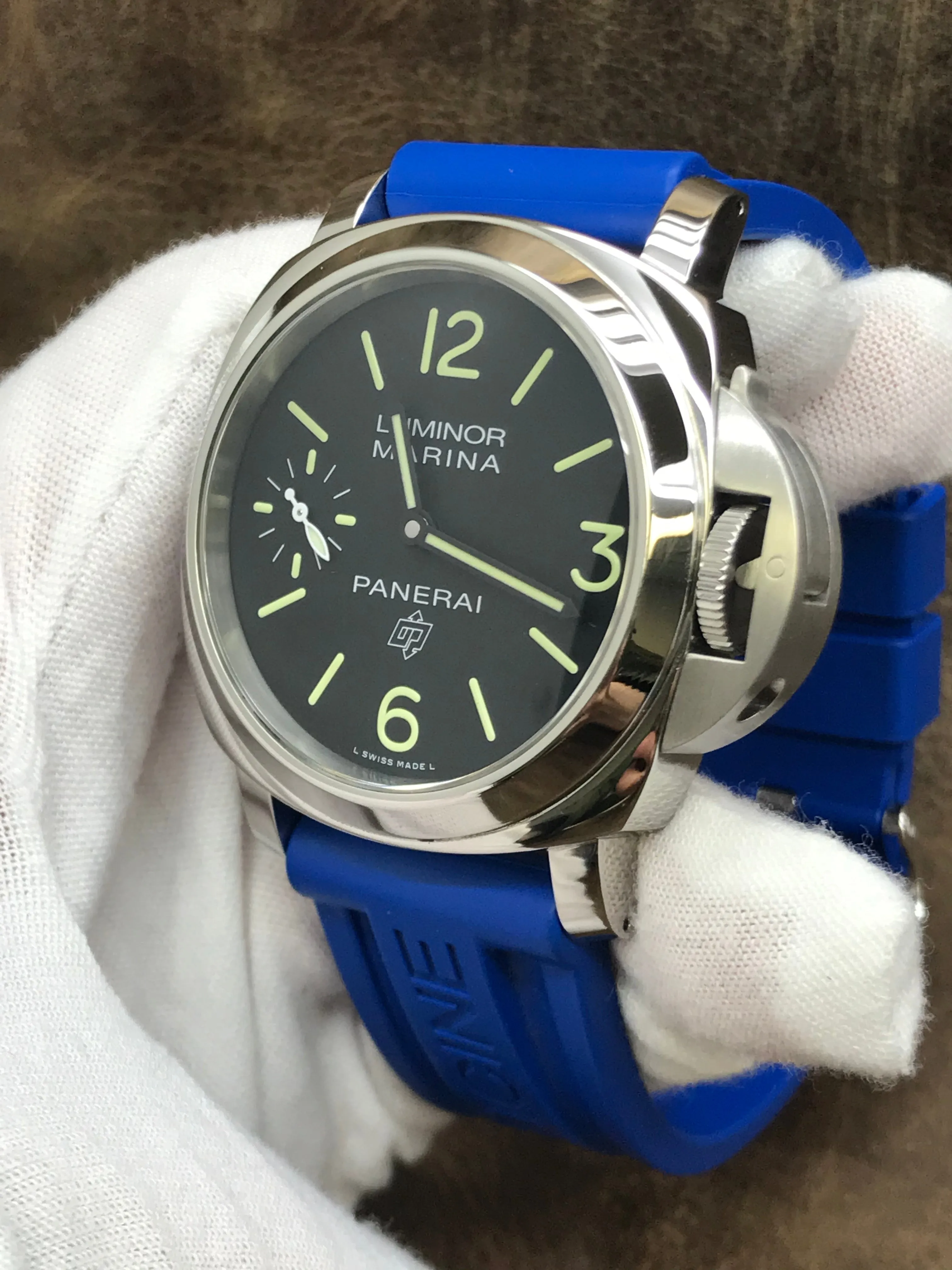 Panerai Luminor Logo pam 776 Black Dial Automatic  Men's Watch