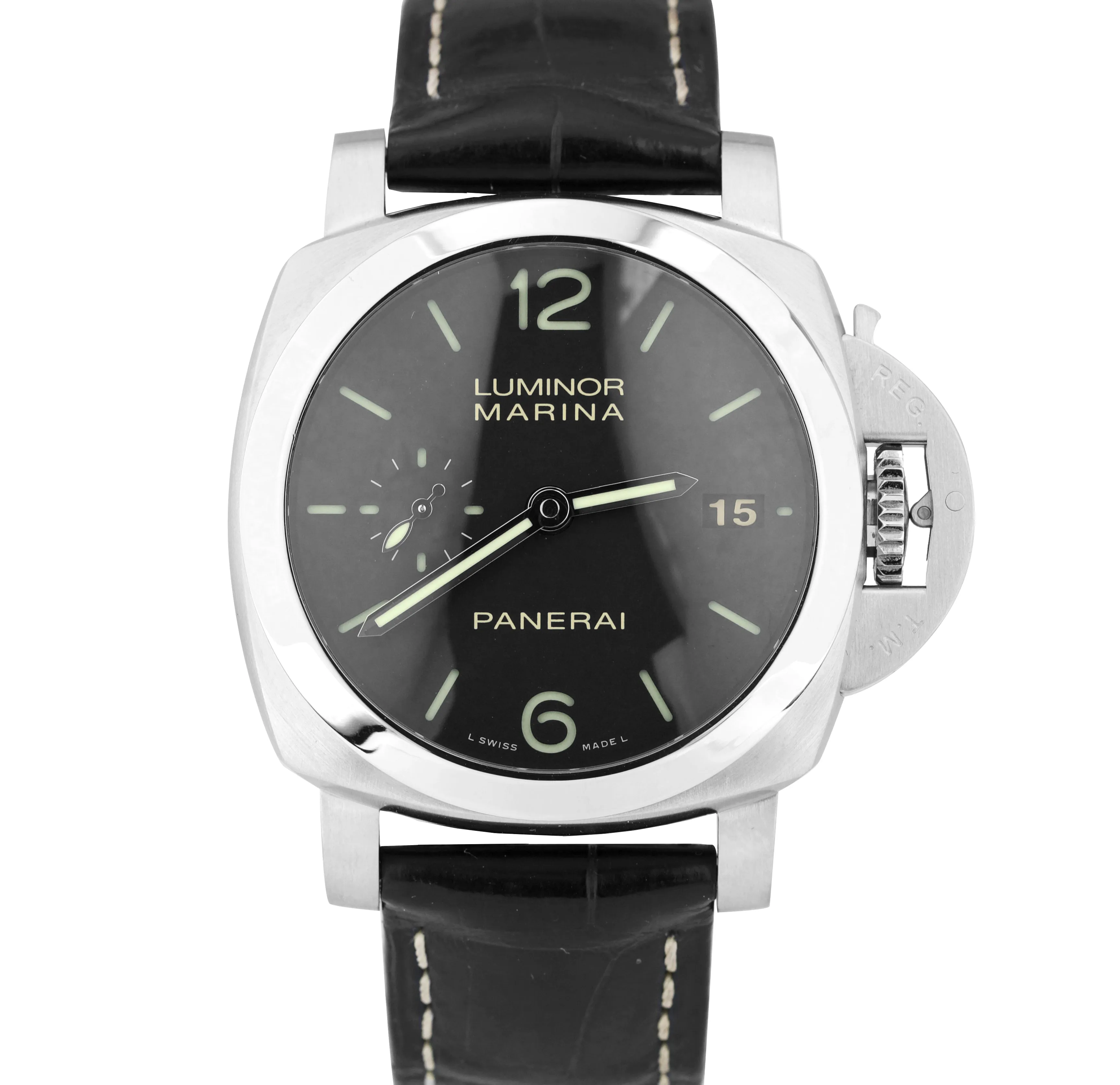 Panerai Luminor Marina 1950 PAM 392 42mm Black Stainless Automatic Date PAM00392