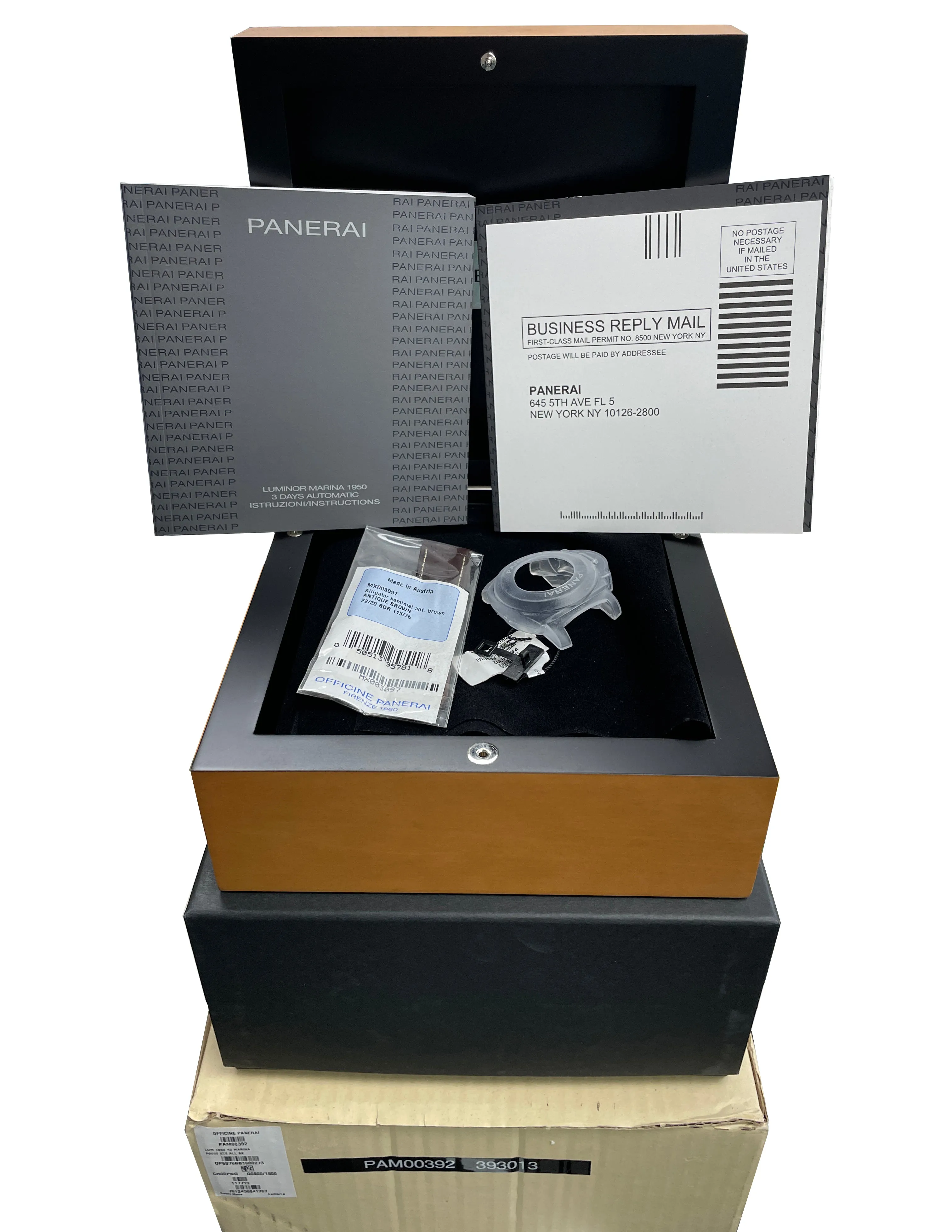 Panerai Luminor Marina 1950 PAM 392 42mm Black Stainless Automatic Date PAM00392