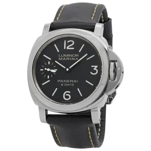 Panerai Luminor Marina 8 Days Pam 510 Black Dial Hand Wind Men's Watch