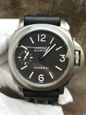 Panerai Luminor PAM00061 Tabacco Dial Manual Wind Men's Watch