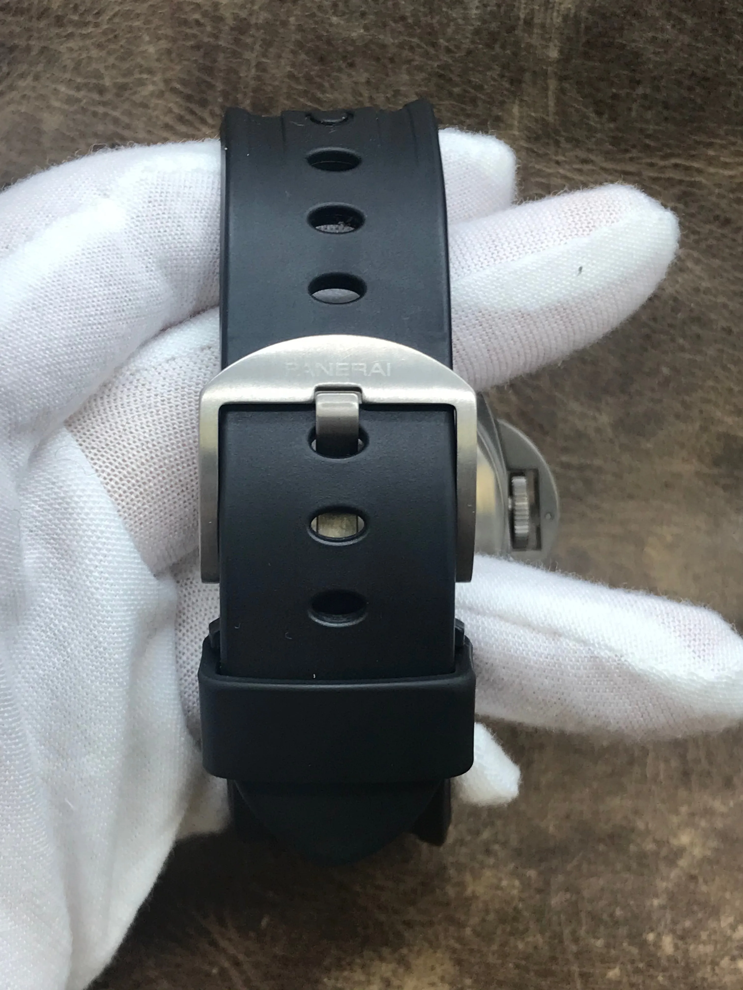 Panerai Luminor PAM00061 Tabacco Dial Manual Wind Men's Watch