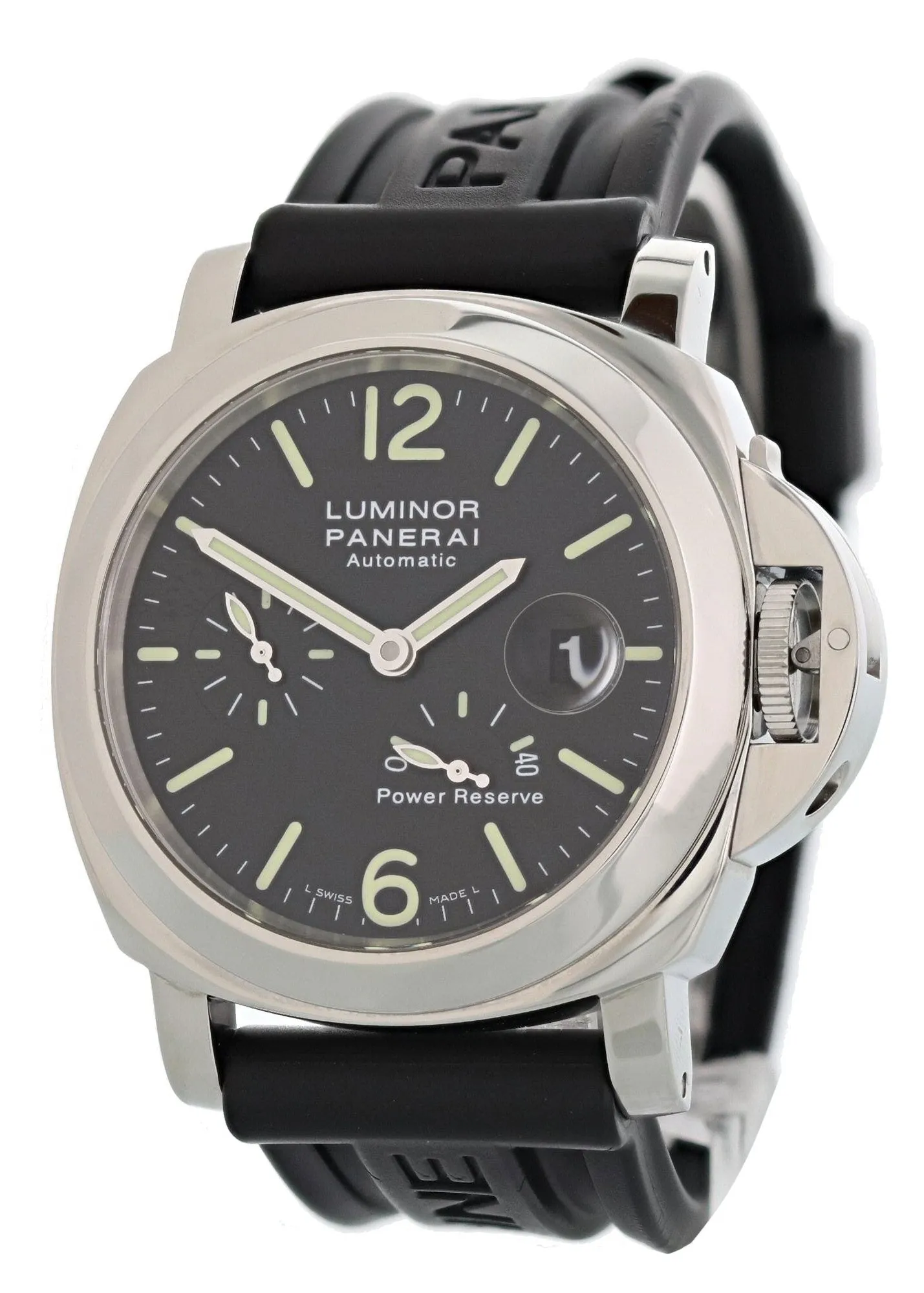 Panerai Luminor Power Reserve PAM00090 Mens Watch With Papers