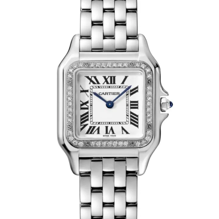 Panthère de Cartier Medium Steel and Diamond Watch