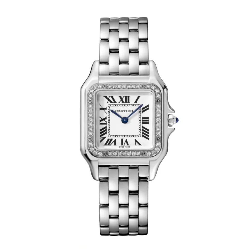 Panthère de Cartier Medium Steel and Diamond Watch