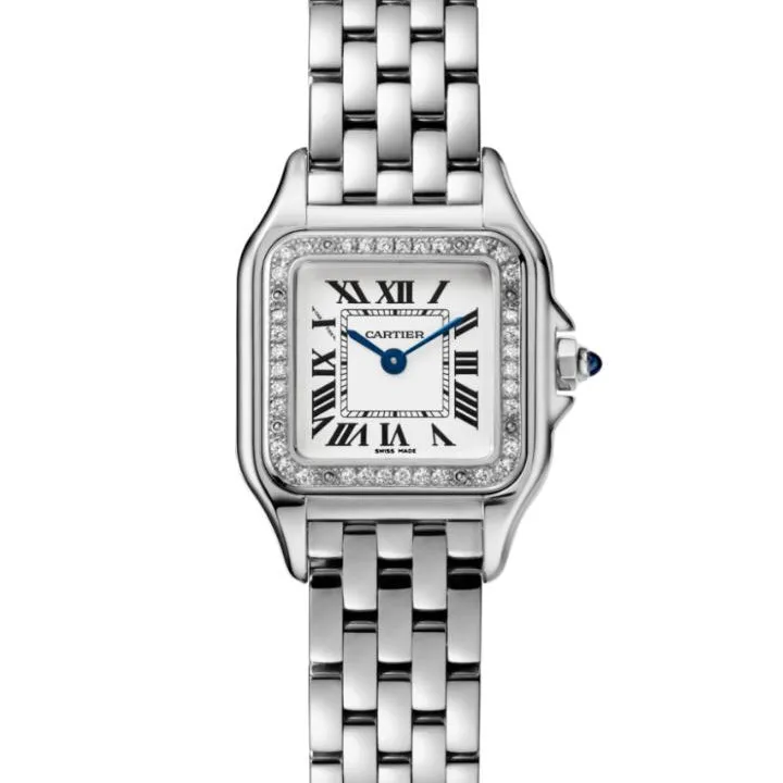 Panthère de Cartier Small Steel and Diamond Watch