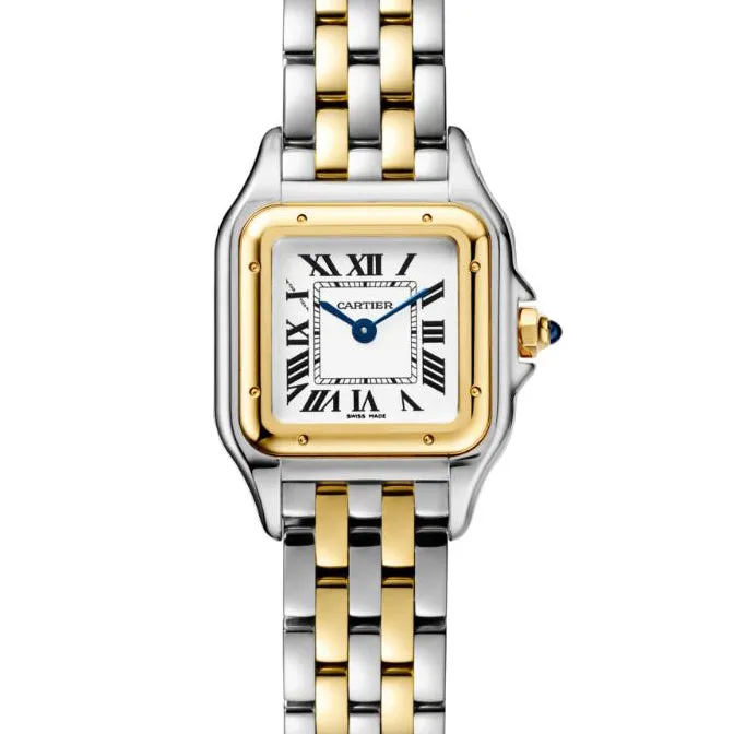 Panthère de Cartier Small Steel and Yellow Gold Watch