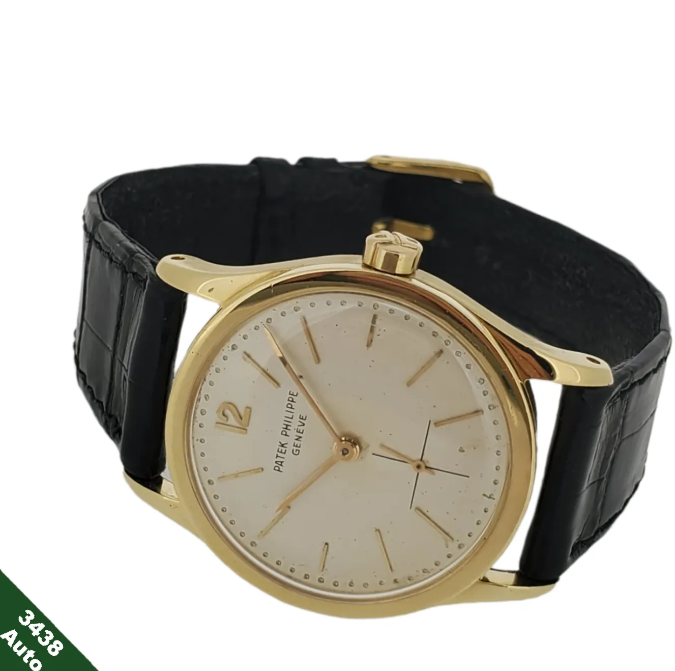 Patek Philippe 3438J vintage automatic Calatrava 30.5mm One of the Smallest.  Circa 1960
