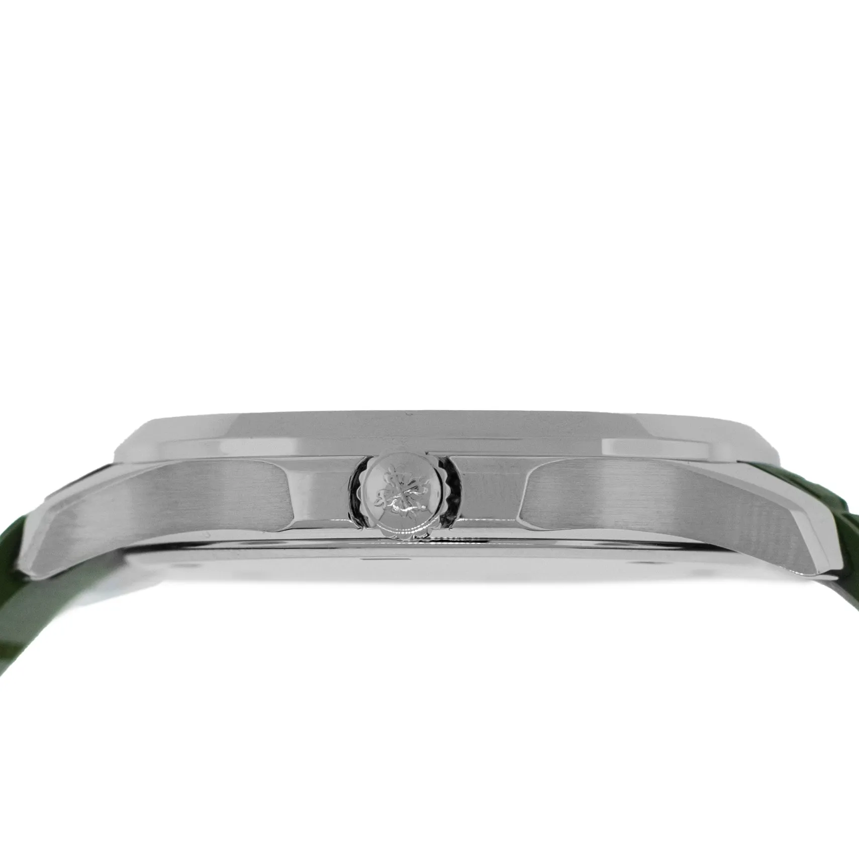 Patek Philippe AQUANAUT Stainless Steel Khaki Green Arabic Dial & Diamond Bezel 5267/200A
