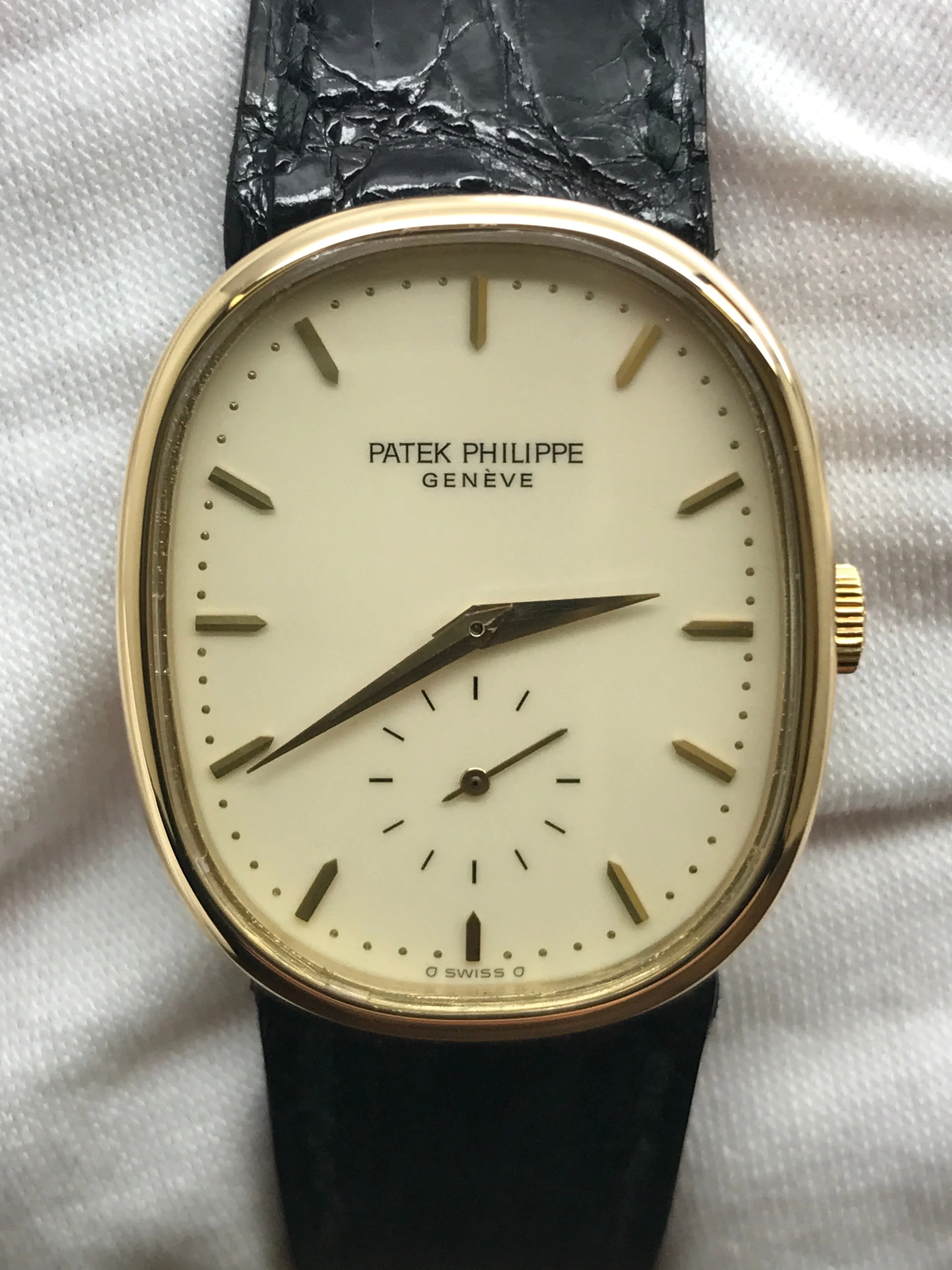 Patek Philippe Ellipse 3948 Ivory Dial Manual winding Men's Watch