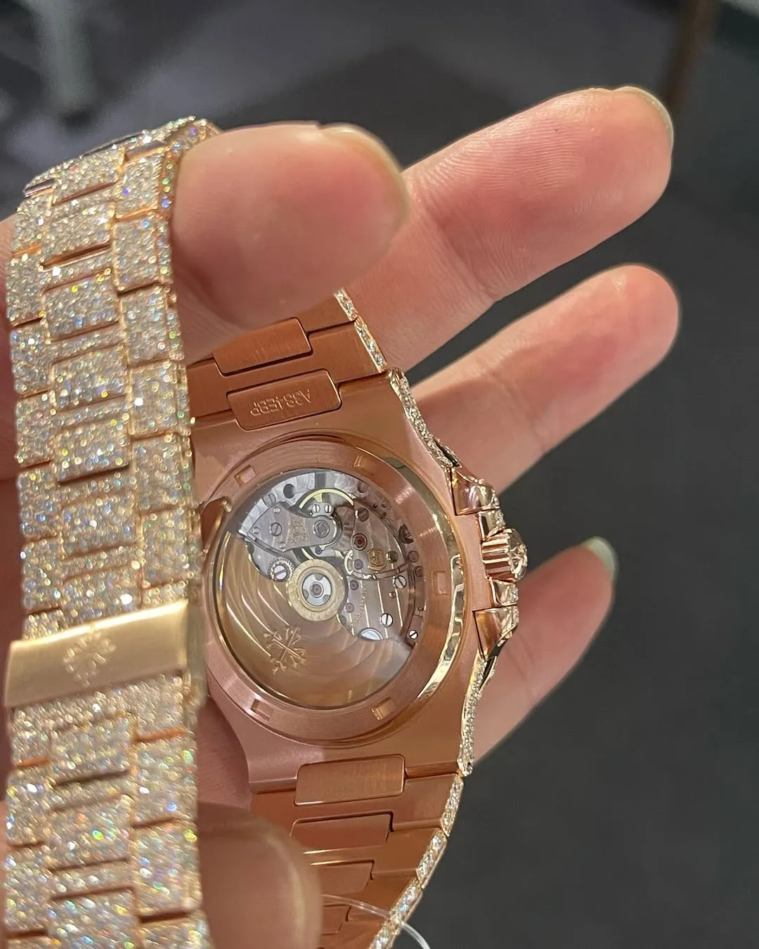 Patek Philippe Moissanite Diamond Watch Handmade | W 266