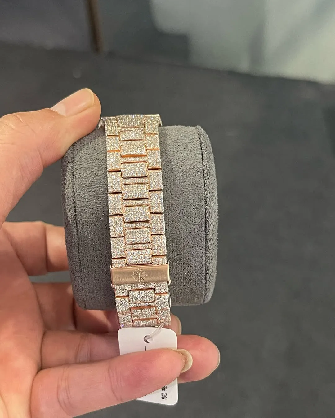 Patek Philippe Moissanite Diamond Watch Handmade | W 266