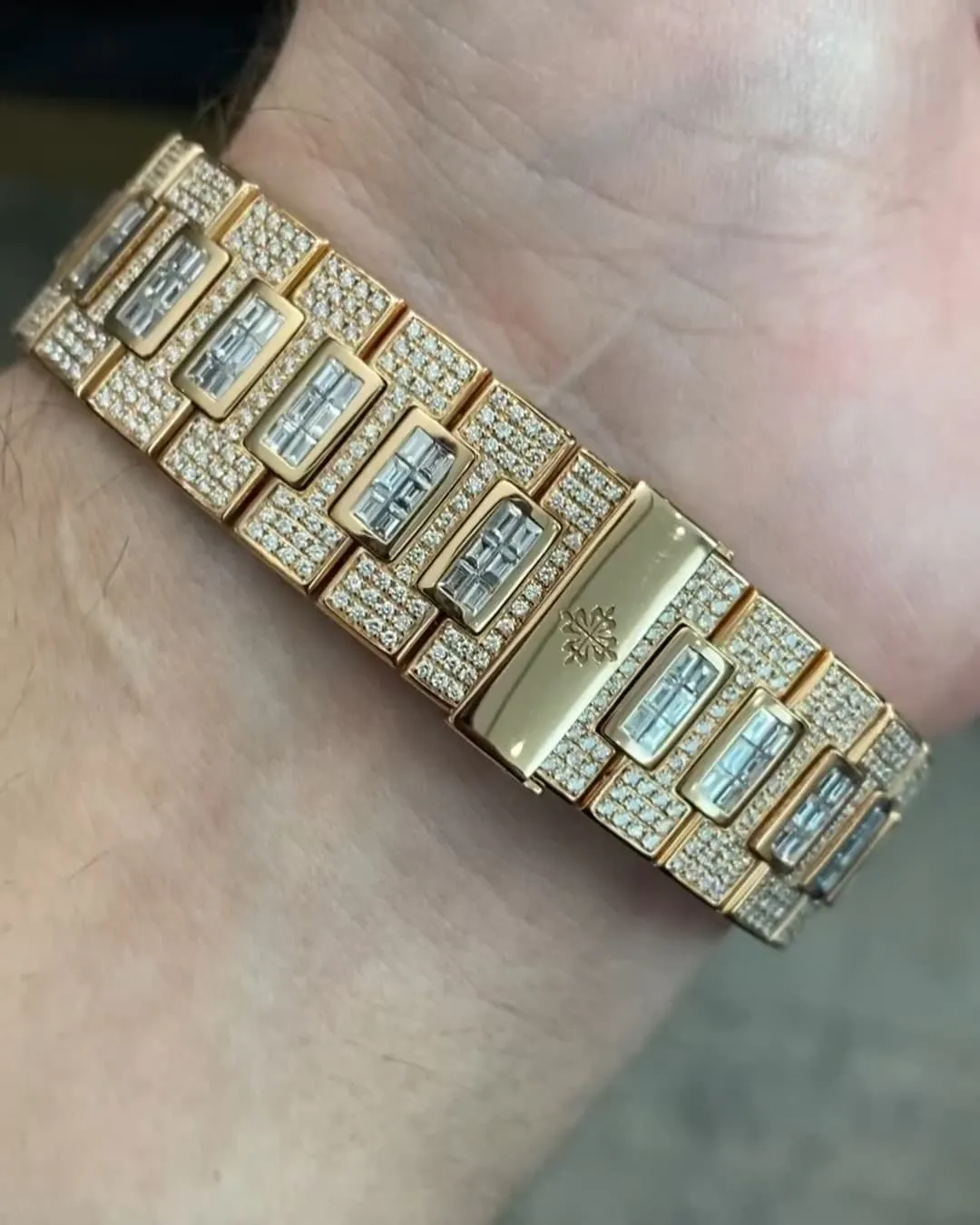 Patek Philippe Moissanite Diamond Watch Handmade | W 277