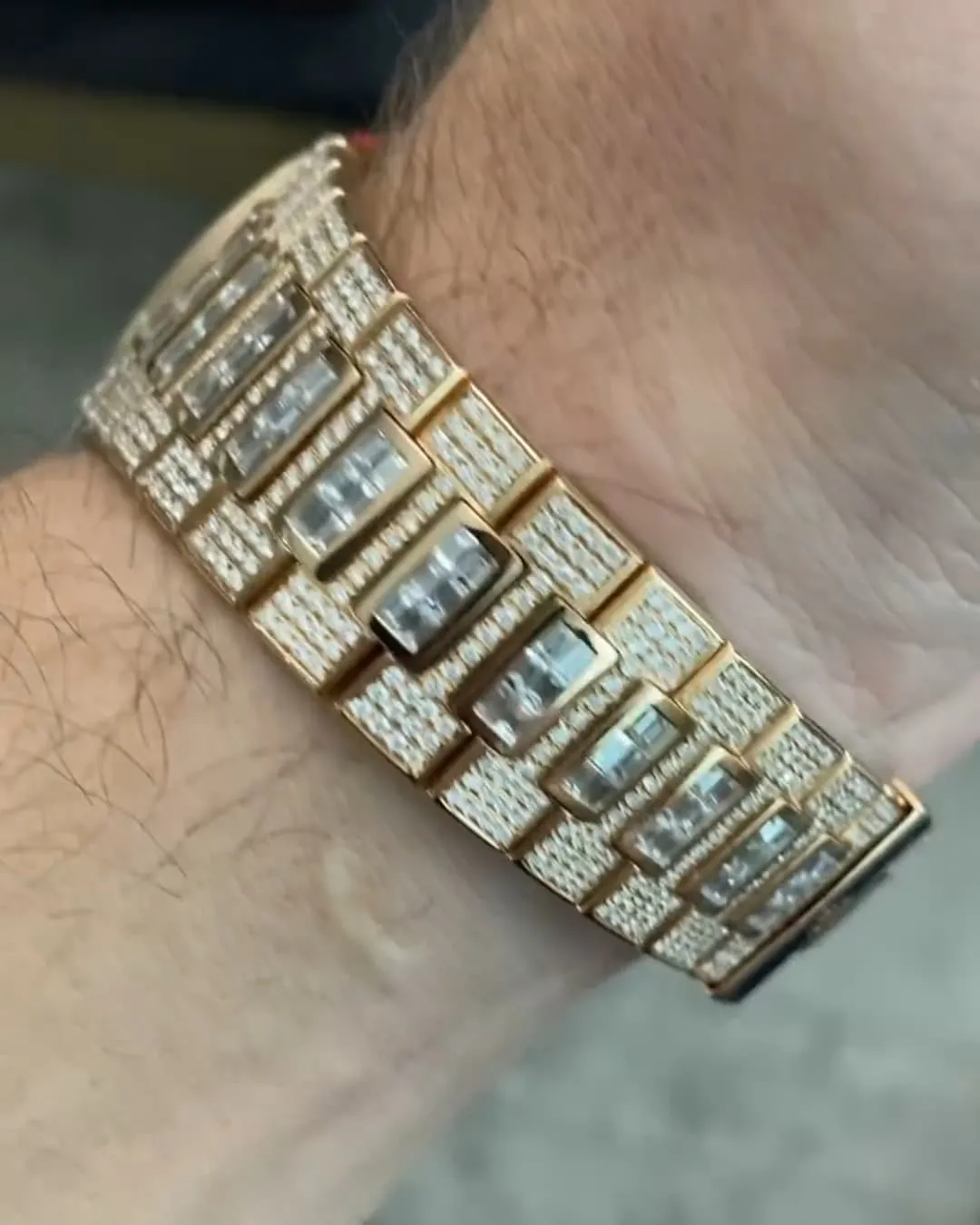Patek Philippe Moissanite Diamond Watch Handmade | W 277