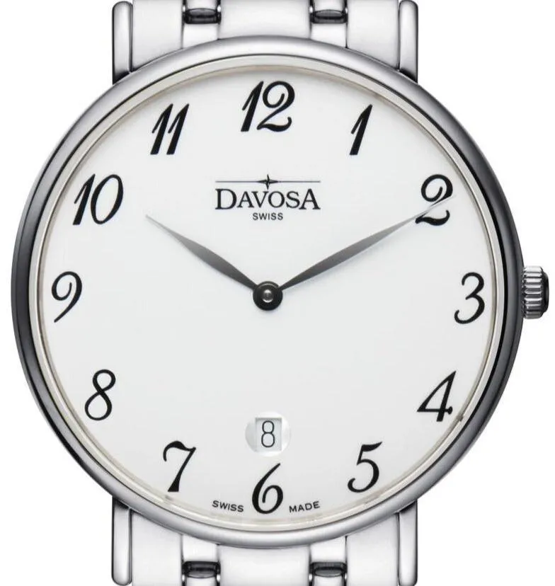 Pianos II Quartz Swiss-Made White Executive Watch 16347626