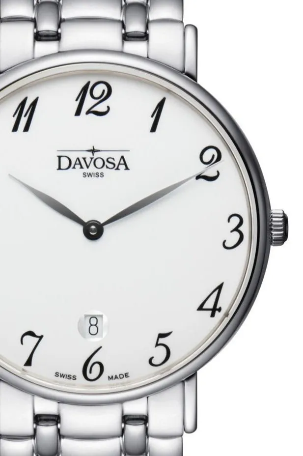 Pianos II Quartz Swiss-Made White Executive Watch 16347626