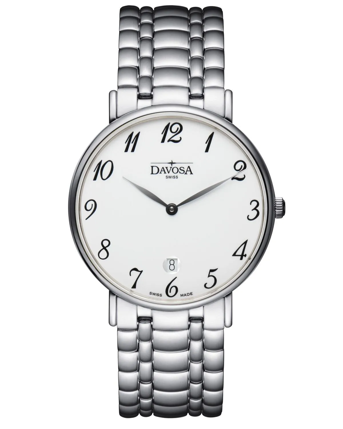 Pianos II Quartz Swiss-Made White Executive Watch 16347626