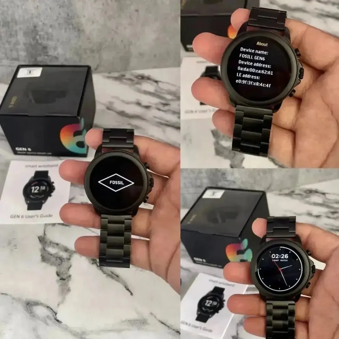 Premium Quality Luxurious Fossil Gen 6 Smartwatch with Calling and Amoled Display
