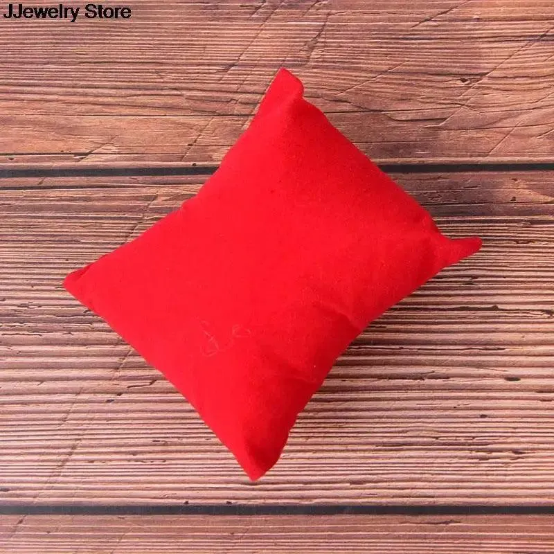 PU or Velvet Leather Bracelet Watch Pillow Bracelet Jewelry Watch Boxes Display Pillows Bracelet Watch Jewelry Showcase Display