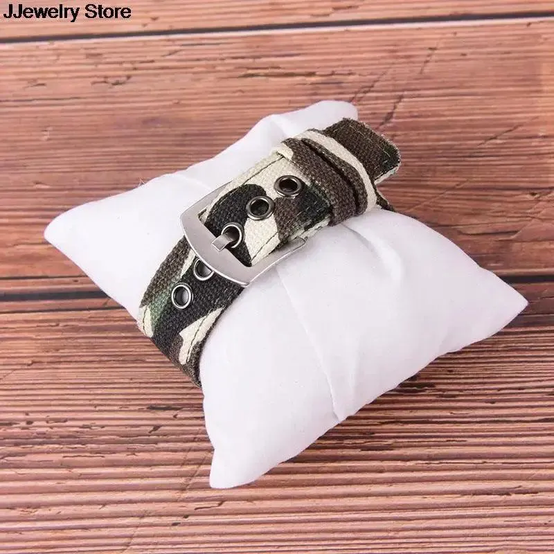 PU or Velvet Leather Bracelet Watch Pillow Bracelet Jewelry Watch Boxes Display Pillows Bracelet Watch Jewelry Showcase Display
