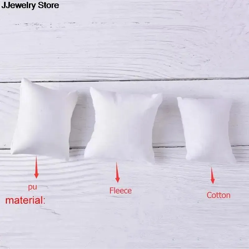 PU or Velvet Leather Bracelet Watch Pillow Bracelet Jewelry Watch Boxes Display Pillows Bracelet Watch Jewelry Showcase Display