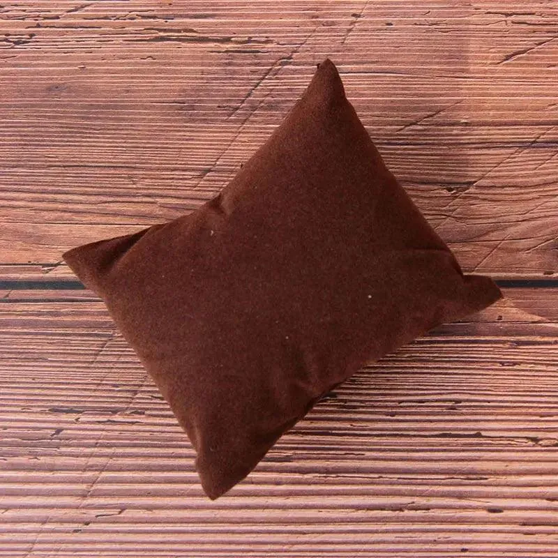 PU or Velvet Leather Bracelet Watch Pillow Bracelet Jewelry Watch Boxes Display Pillows Bracelet Watch Jewelry Showcase Display