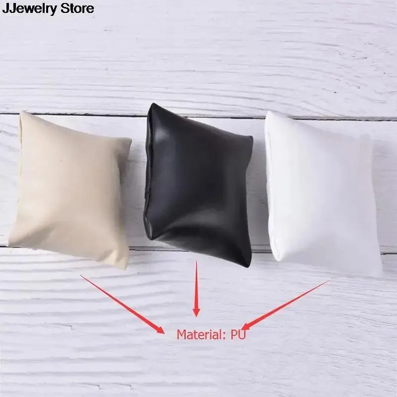 PU or Velvet Leather Bracelet Watch Pillow Bracelet Jewelry Watch Boxes Display Pillows Bracelet Watch Jewelry Showcase Display
