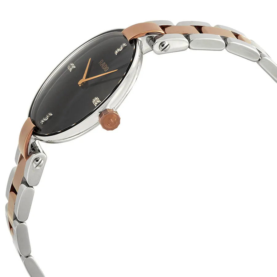 Rado Coupole M Black Dial Ladies Watch R22850703