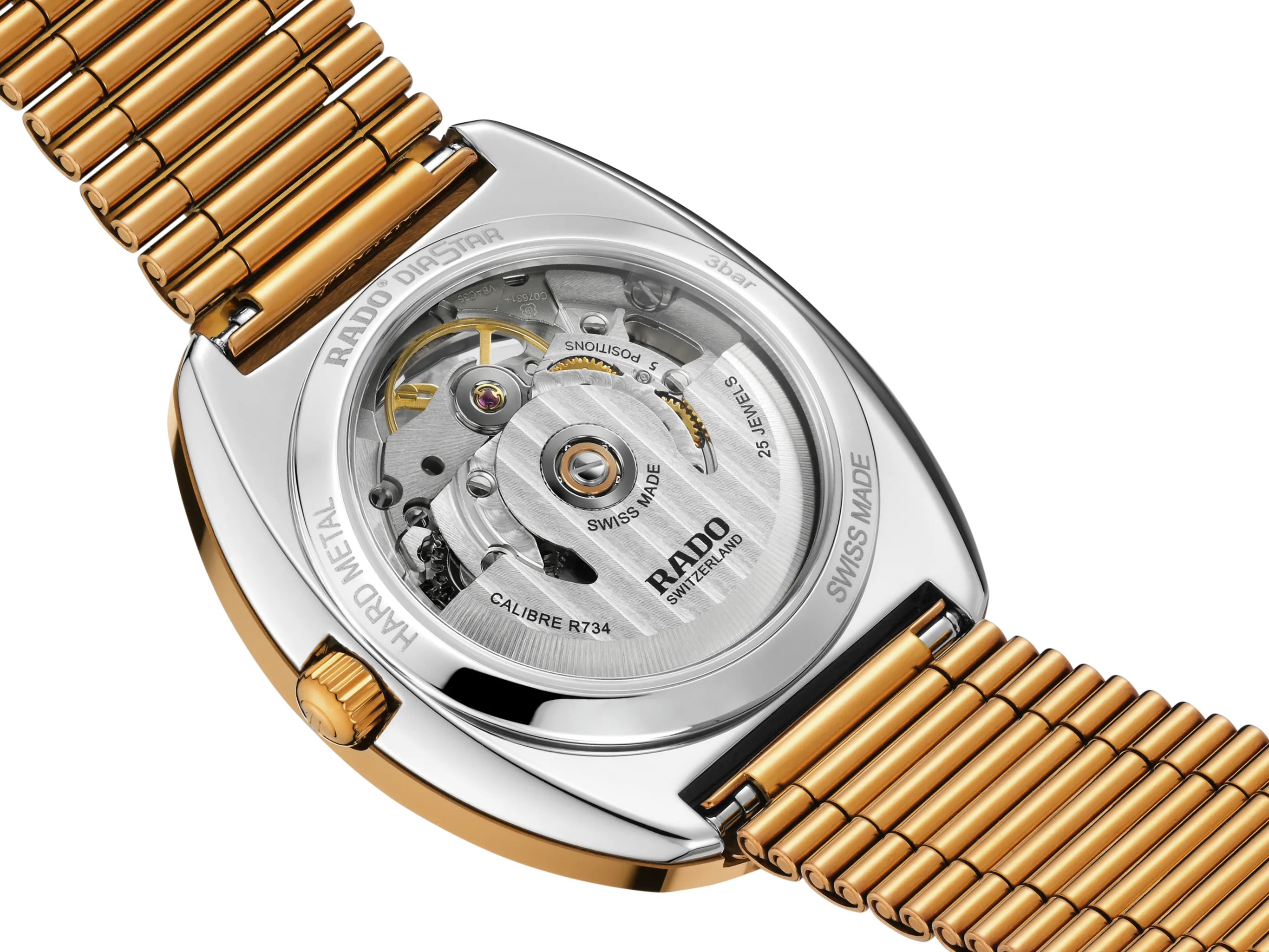 Rado DiaStar Original Open Heart 35mm Rose Gold PVD Men's Watch R12065303