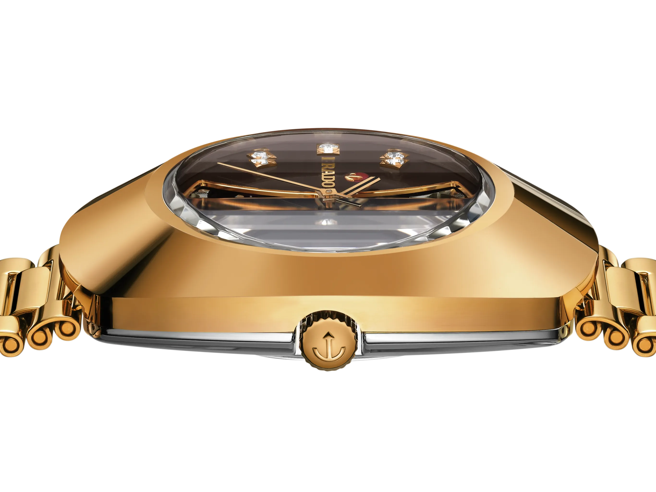 Rado DiaStar Original Open Heart 35mm Rose Gold PVD Men's Watch R12065303