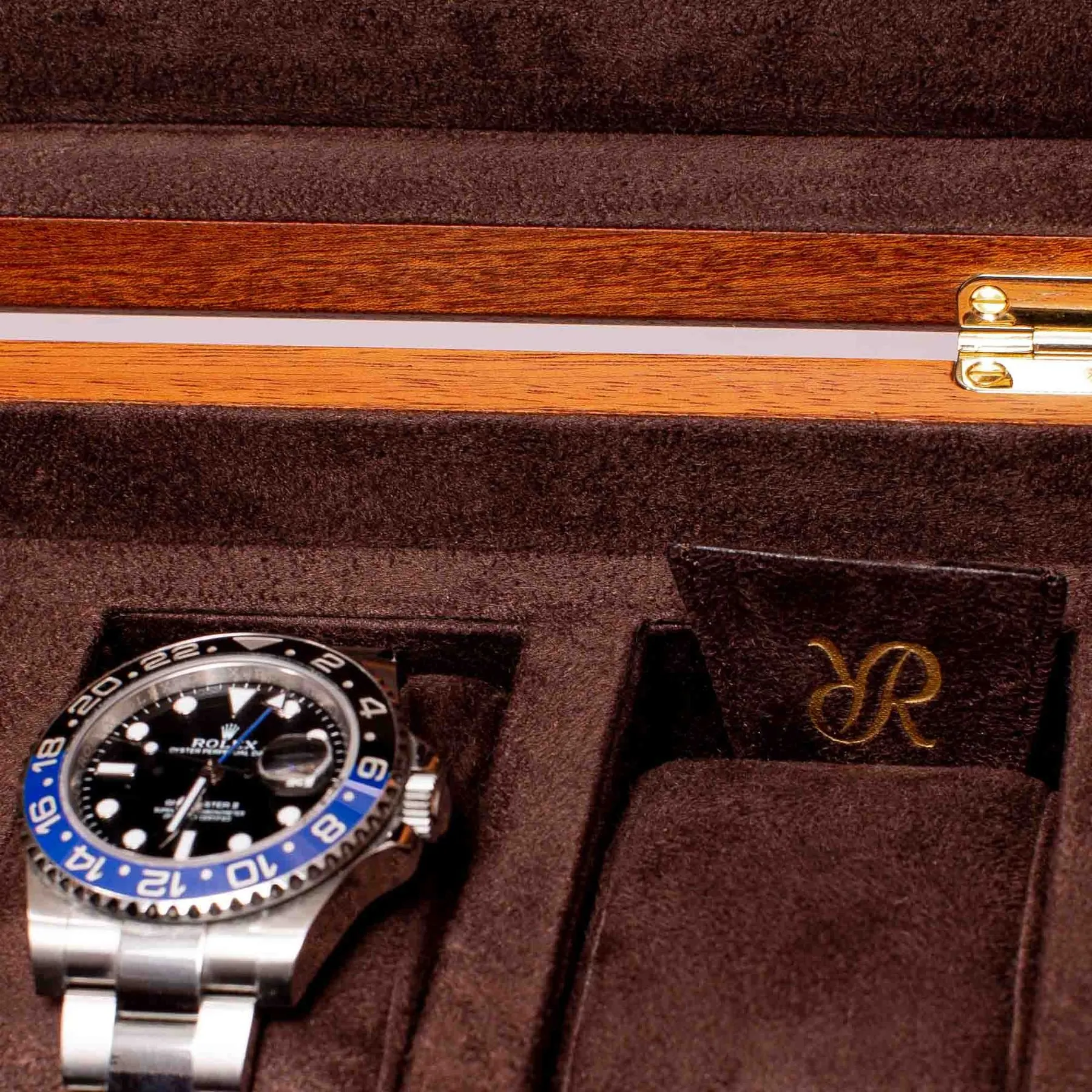 Rapport Heritage Five 5 Watch Box - Burr Walnut
