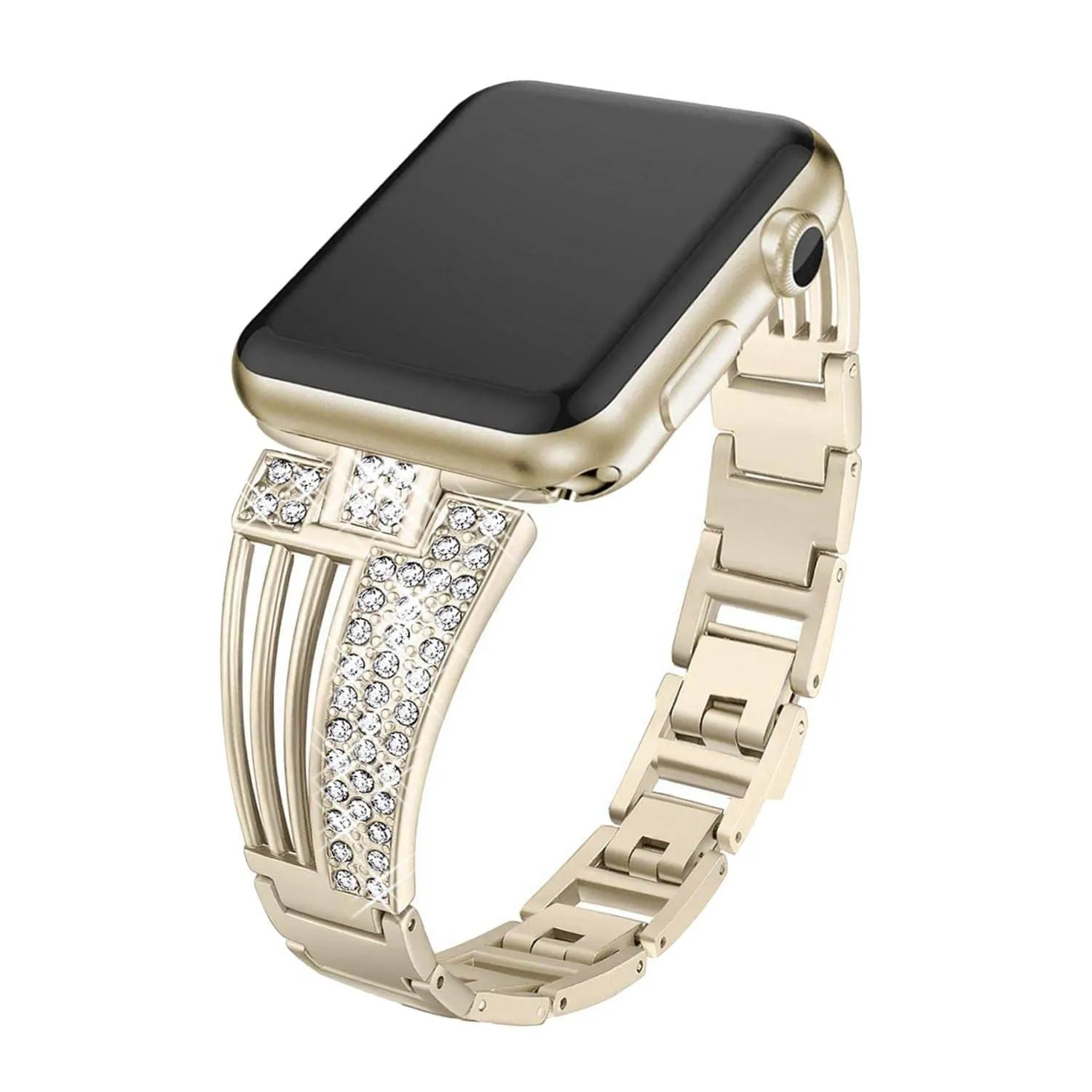 Raven-An Exclusive Rhinestone Band Compatible With Apple Watch