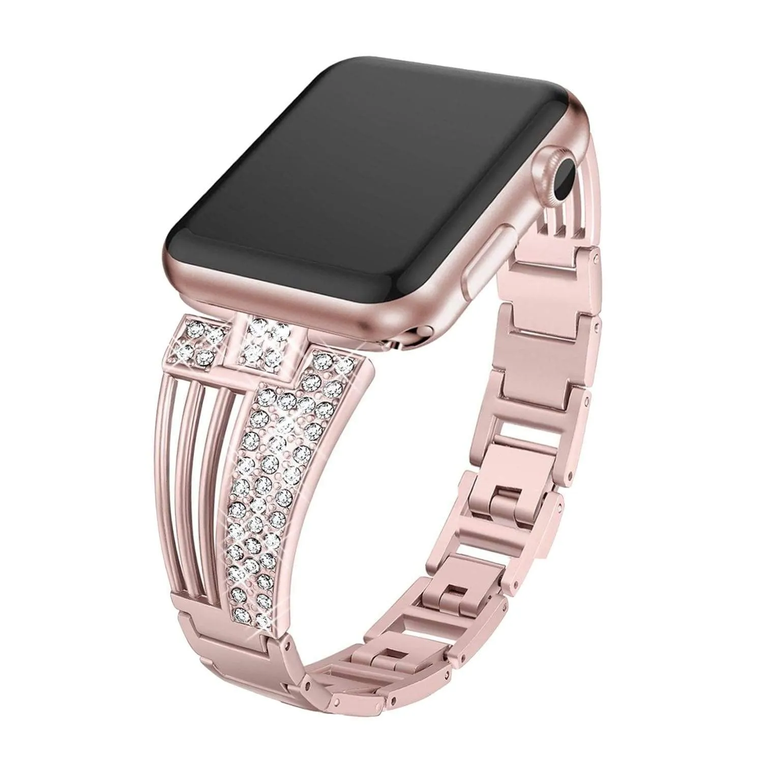 Raven-An Exclusive Rhinestone Band Compatible With Apple Watch