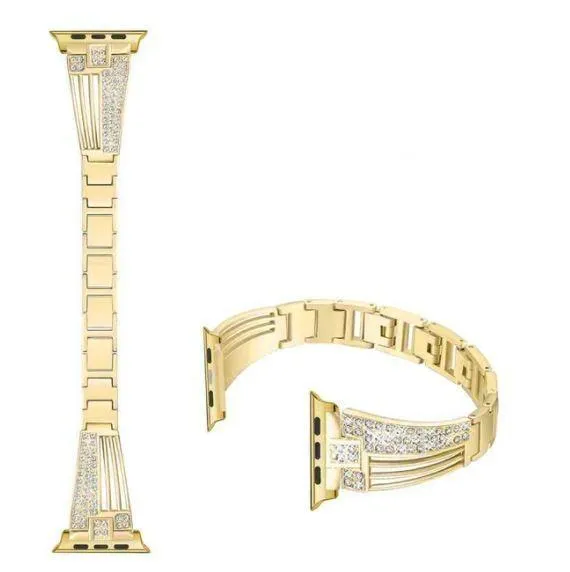 Raven-An Exclusive Rhinestone Band Compatible With Apple Watch
