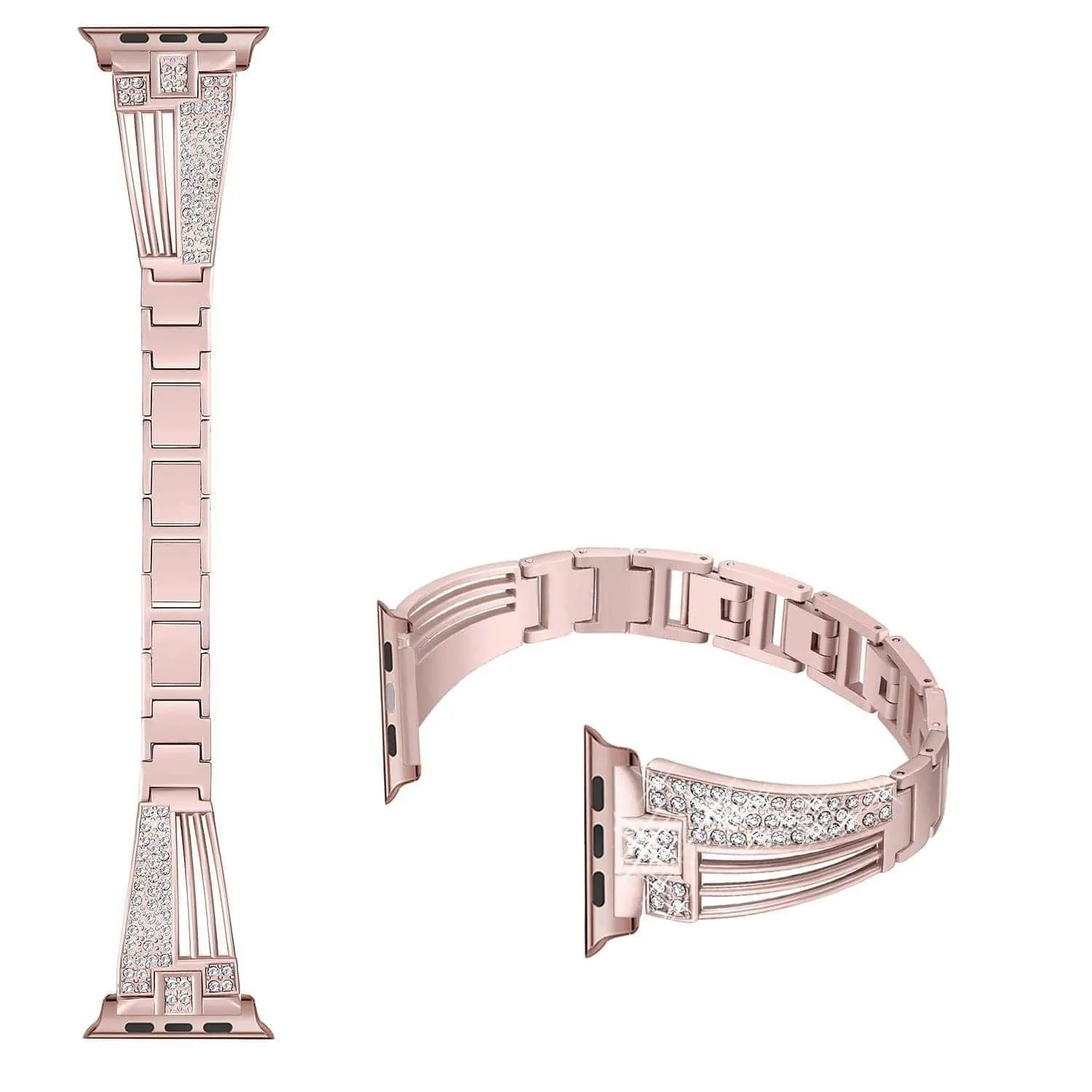 Raven-An Exclusive Rhinestone Band Compatible With Apple Watch