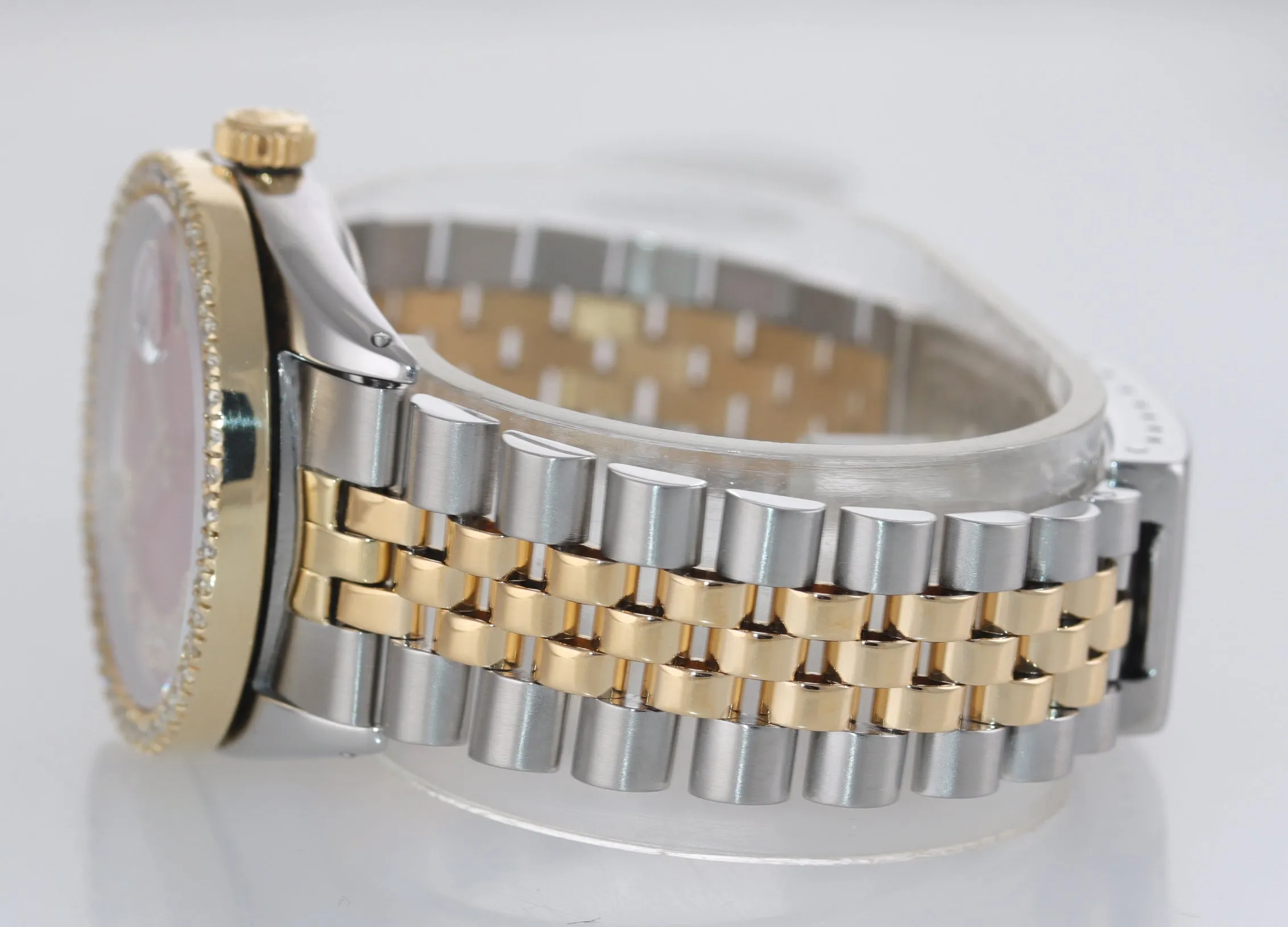 RED DIAMOND Bezel Rolex DateJust 36mm 1601 Diamond Bezel Watch Box