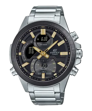 Reloj Edifice casual correa de Acero inoxidable ECB-30DB-1A9