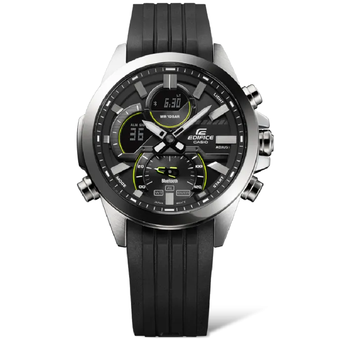 Reloj Edifice casual correa de resina ECB-30P-1A