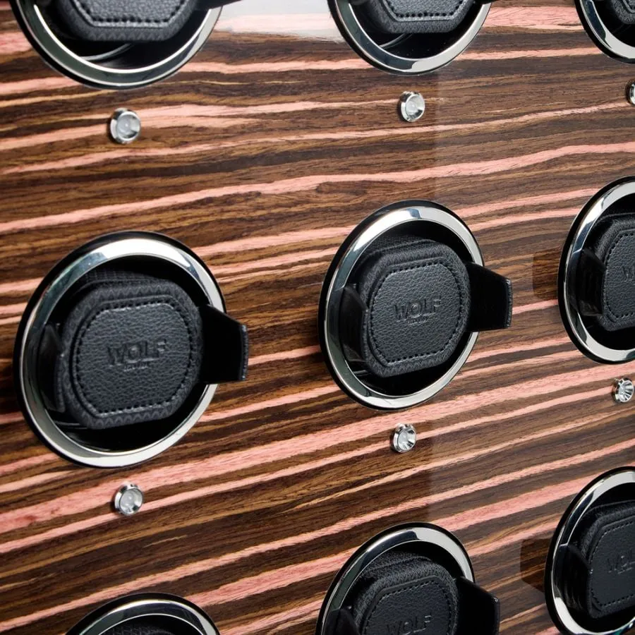 Roadster 12 Piece Watch Winder Cabinet