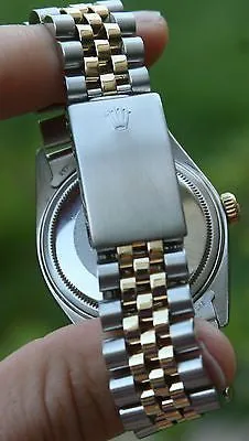 ROLEX 18k Gold and Steel Men’s 36mm Datejust Watch